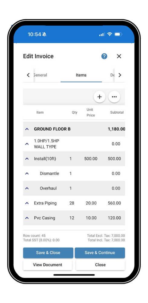 Invoicing + LHDN e-Invoice